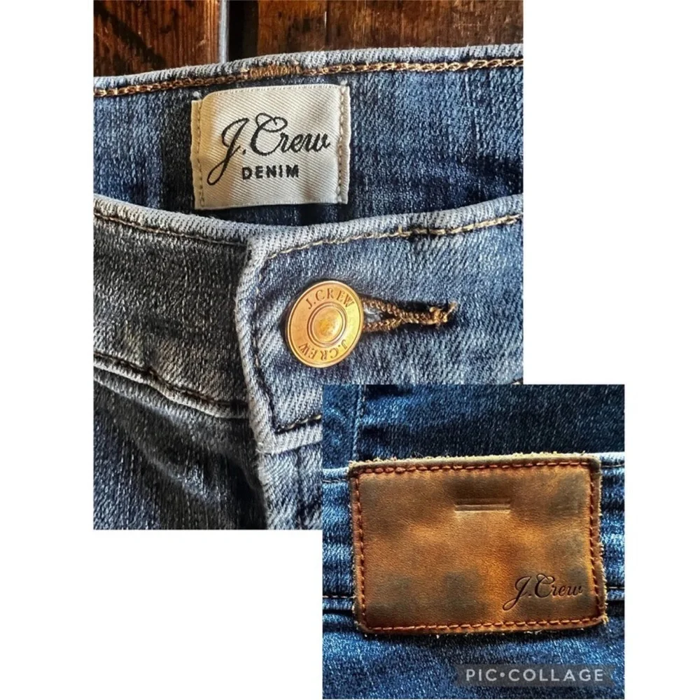 J crew Vintage high rise straight jeans size 30